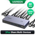 UGREEN 8K 60Hz HDMI 2.1 KVM Switch – USB-C, 2 PCs 1 Monitor KVM Switch PRIMED 8K KVM Switch China Mainland