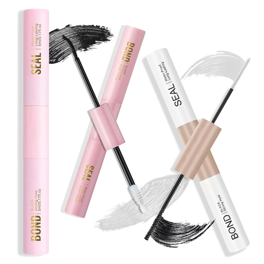 NICOO 2-in-1 Bond & Seal Eyelash Glue | Waterproof Lash Adhesive Eyelash Adhesive PRIMED