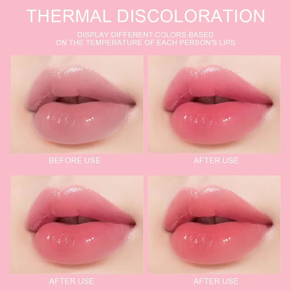 Dragon Ranee Color Shift Peach Jelly Lip Balm | Tinted Stain Tinted Lip Balm PRIMED