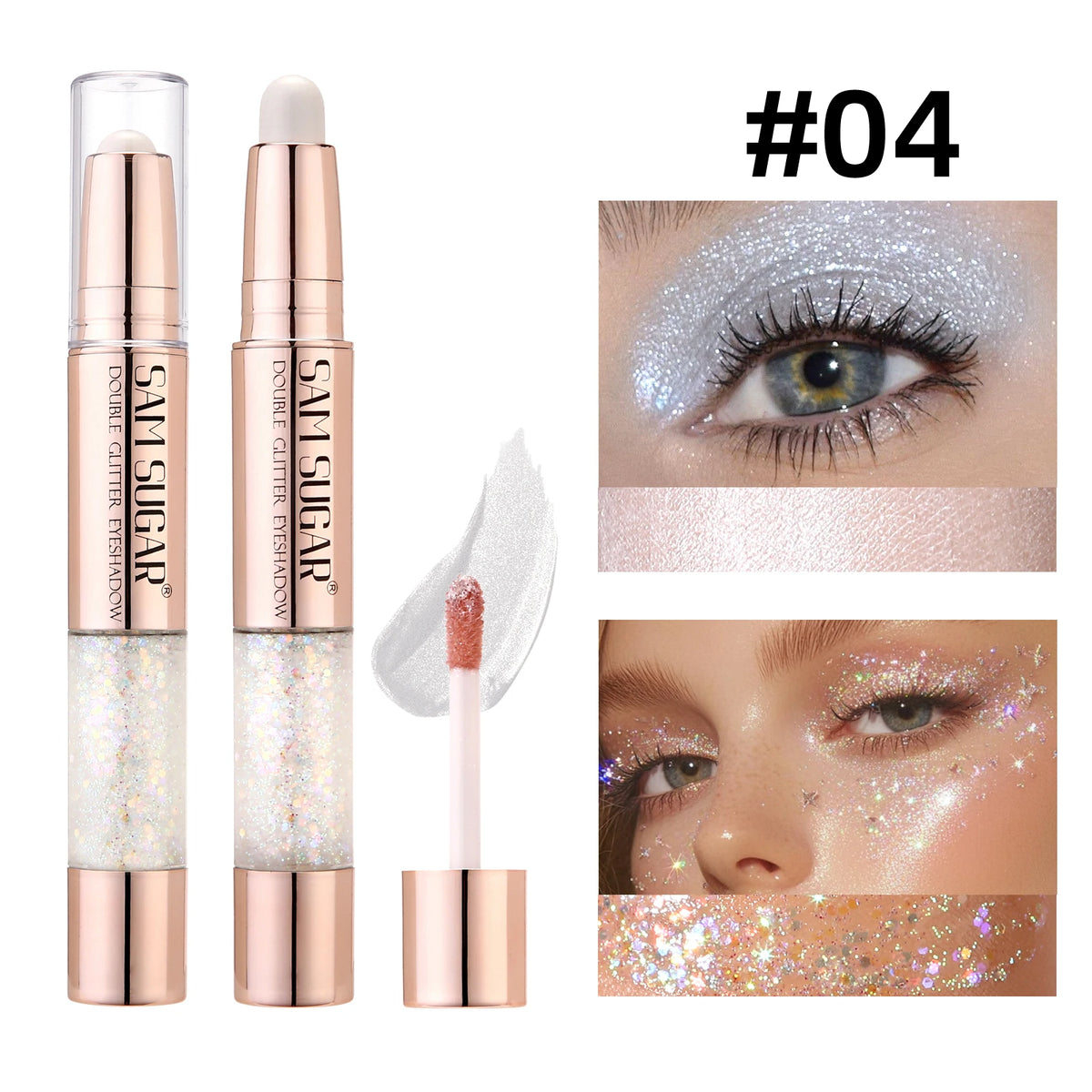 SAM SUGAR 3-in-1 Eyeshadow Stick – Highlighter & Blush Pen