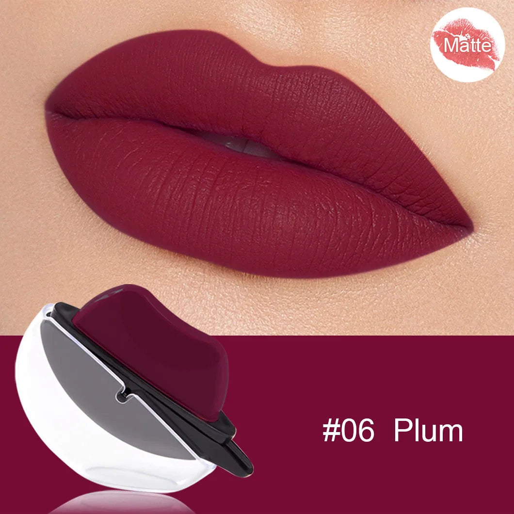 QiBest Velvet Matte Lipstick – Waterproof Long-Lasting Lip Gloss
