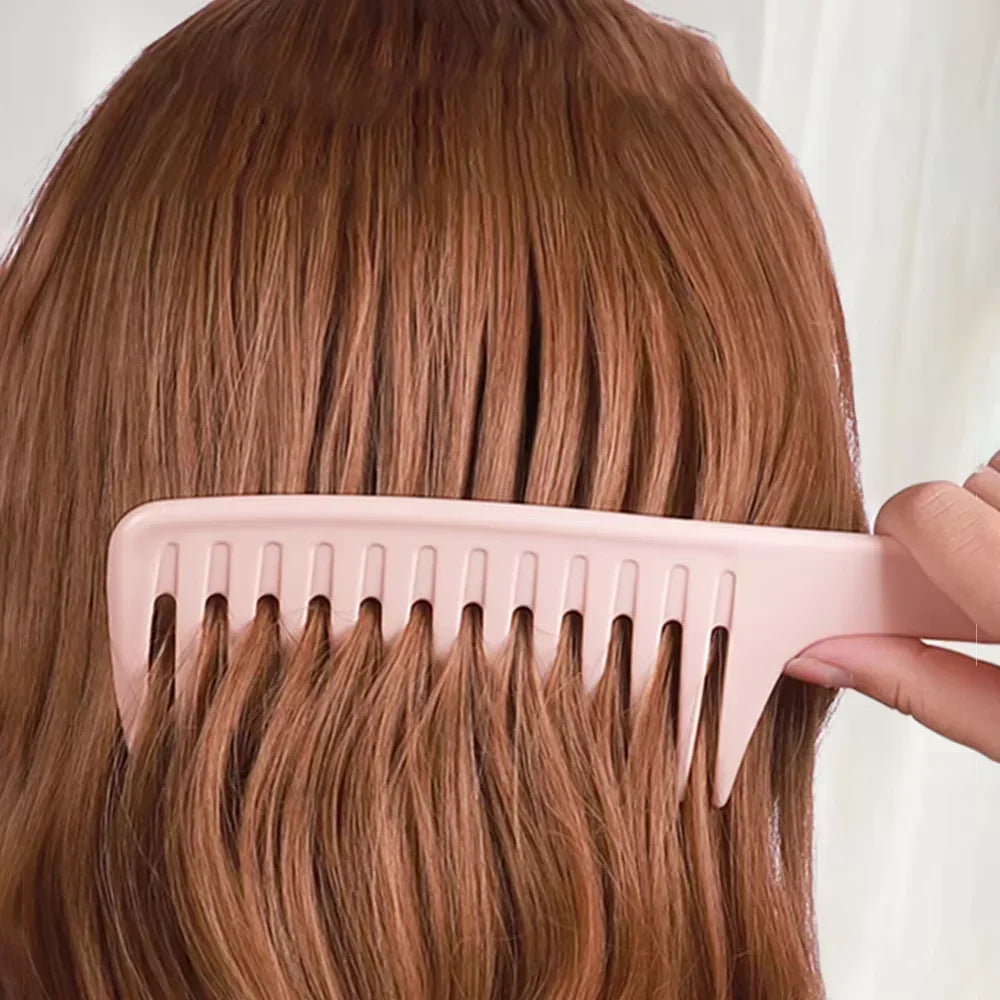 Wide-Tooth Detangling Comb – Heat Resistant, Wet & Dry Use