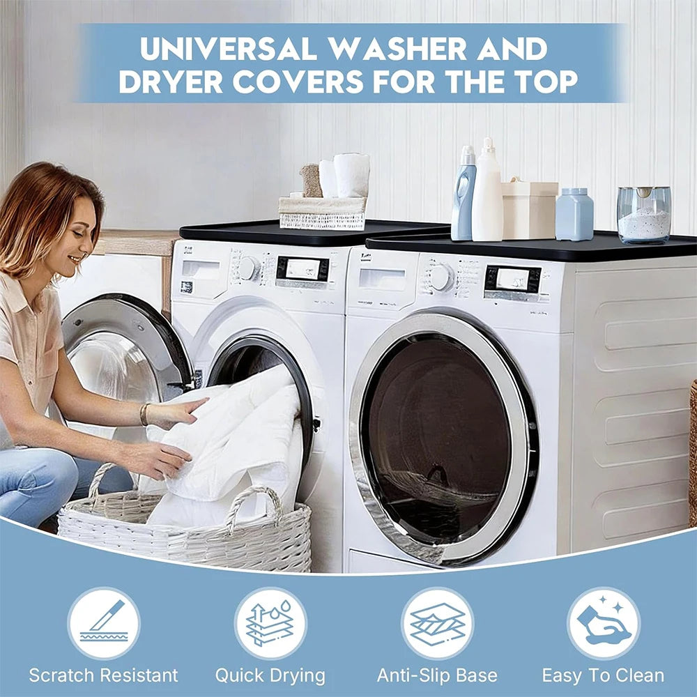 Silicone Washer & Dryer Topper Mat – Non-Slip Protector Appliance Topper Mat PRIMED