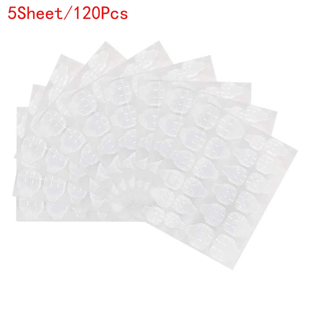 Jelly Nail Glue Adhesive Tabs – Waterproof Double-Sided Stickers