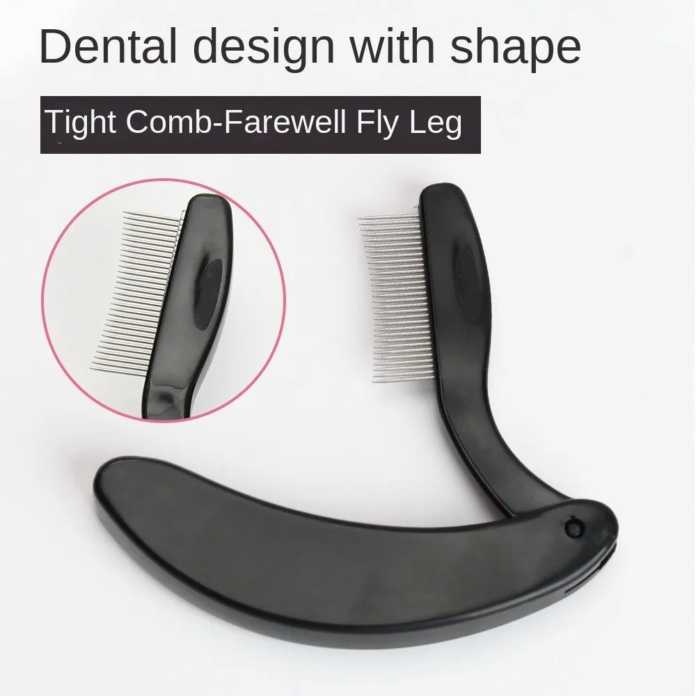 Foldable Eyelash Separator Comb – Stainless Steel Lash Tool Eyelash Separator Comb PRIMED