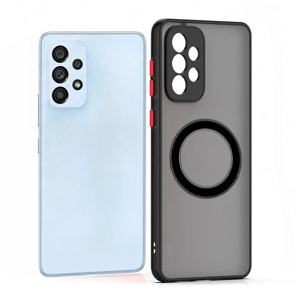 Magnetic Wireless Charging Case Samsung Galaxy – Matte Shockproof Phone Case PRIMED