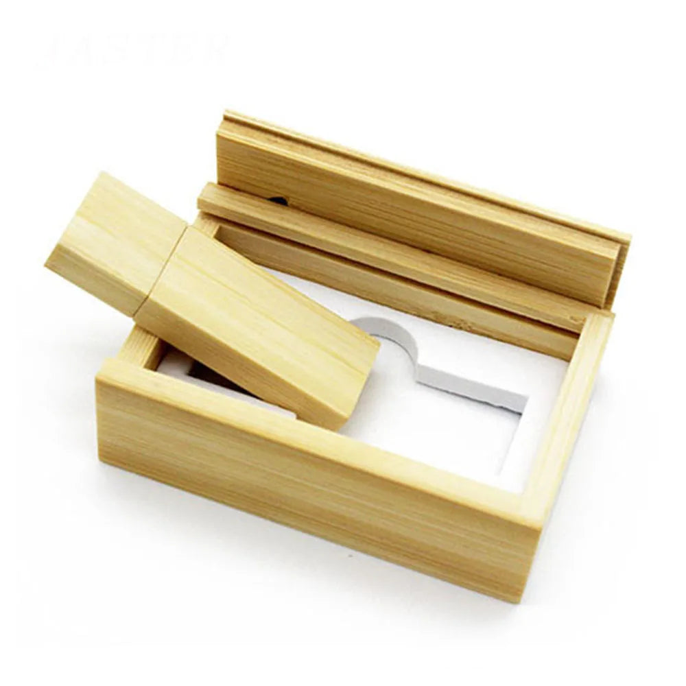 Wooden USB Flash Drive Walnut & Maple | 4GB–64GB Pen Drive Wooden USB Flash Drive PRIMED