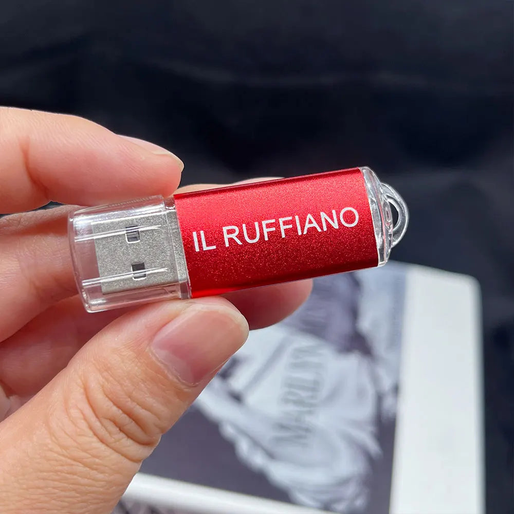 10-Pack Rotatable Metal USB 2.0 Flash Drives | Custom Logo USB Flash Drive PRIMED