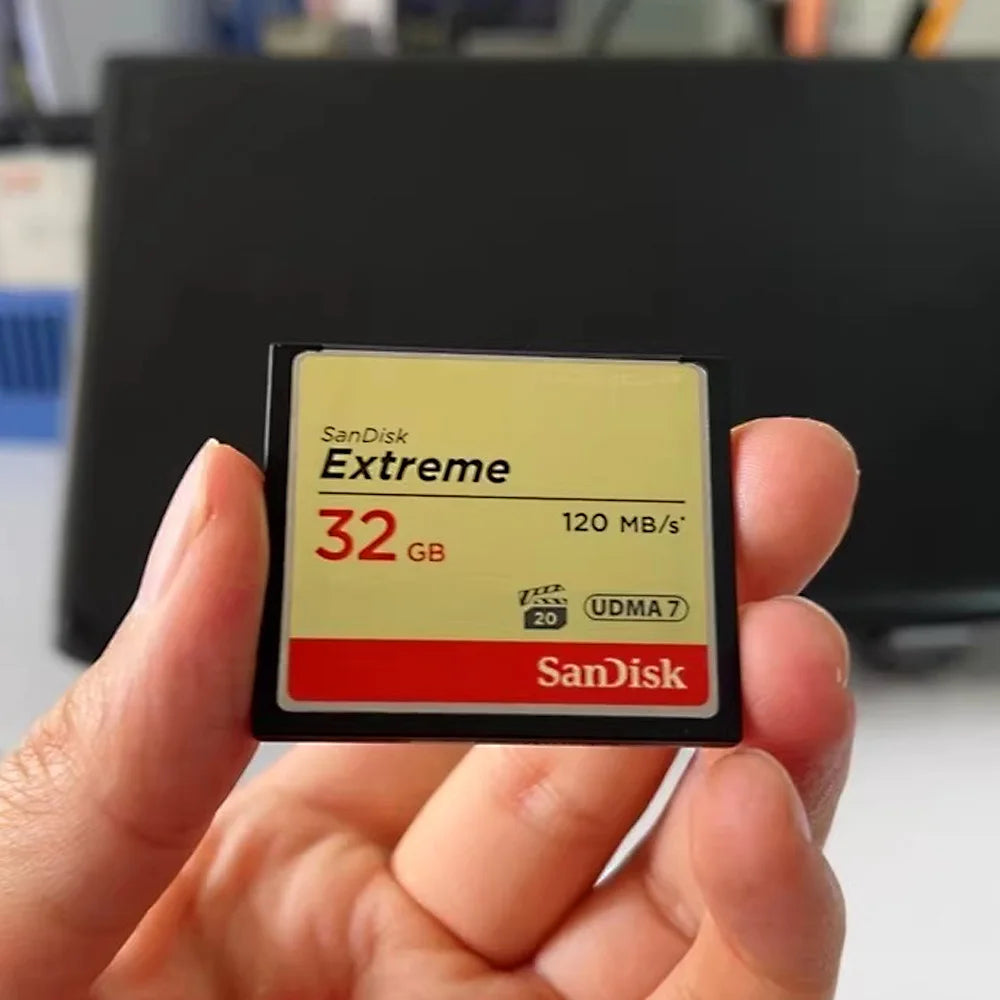 SanDisk Extreme CF Card 32/64/128GB 120MB/s UDMA7 DSLR CompactFlash Memory Card PRIMED