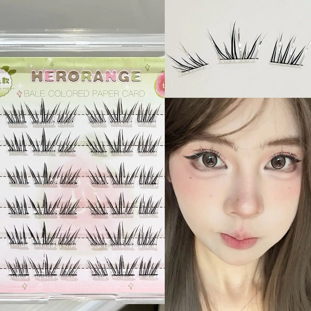 DIY Cluster False Eyelashes – Colorful Punk Lash Extensions False Eyelashes PRIMED