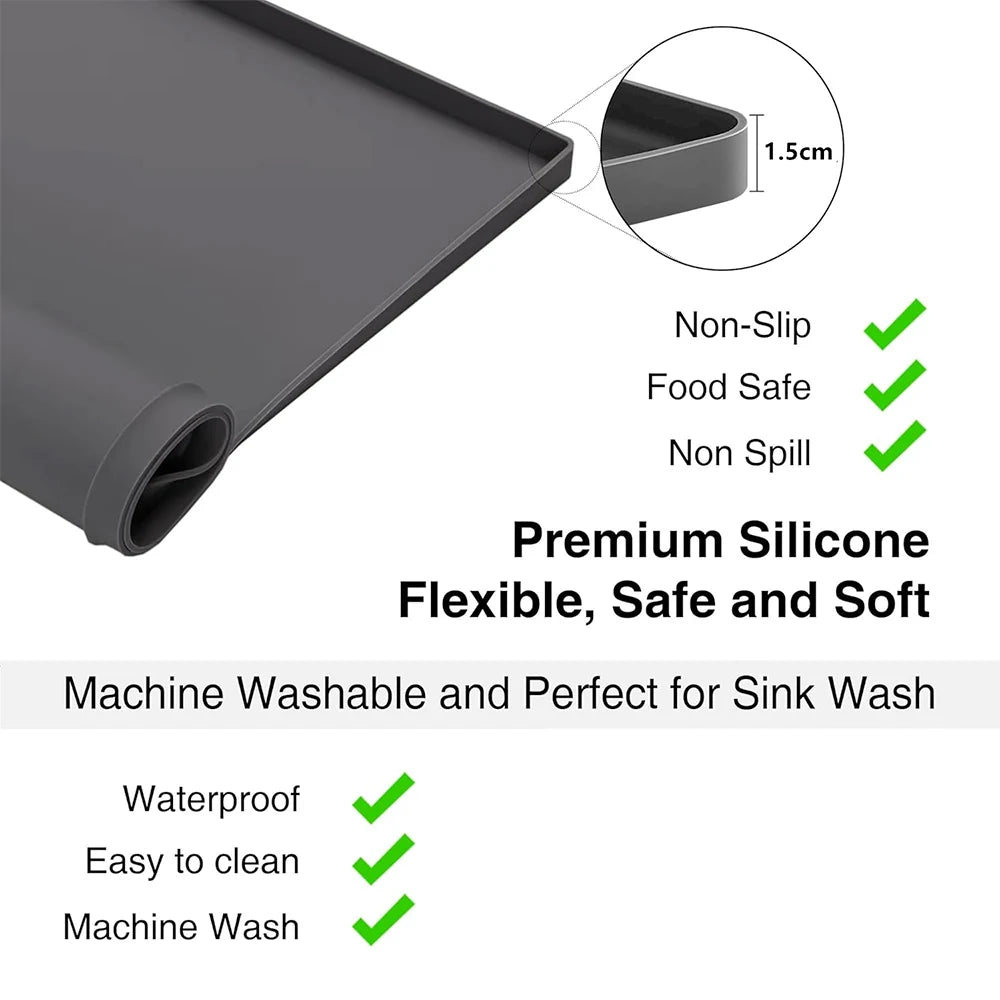 Silicone Washer & Dryer Topper Mat – Non-Slip Protector Appliance Topper Mat PRIMED