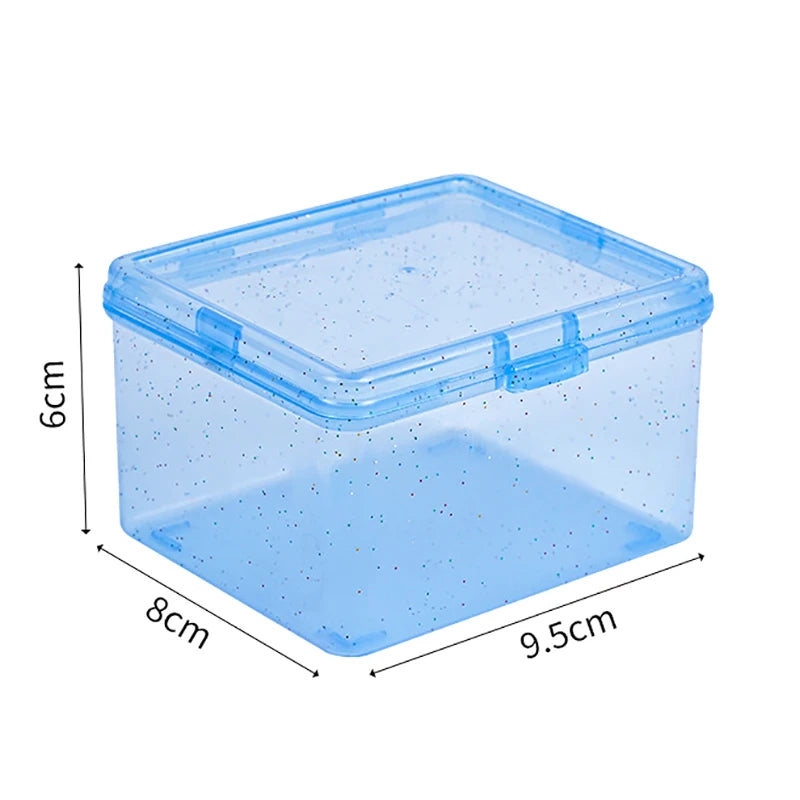 Transparent Photocard Storage Box Flip Case Desk Organizer Card Storage Box PRIMED