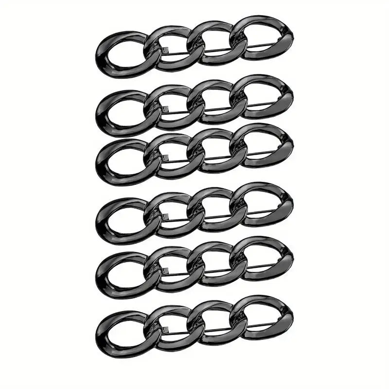 6-Pack Adjustable Jeans Button Waist Tightener Pins & Brooch Waist Adjuster Pins PRIMED A3