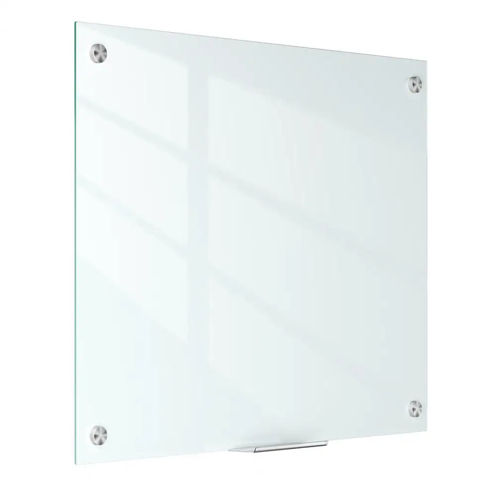 Magnetic Glass Whiteboard Frameless Dry Erase Board + Markers Glass Whiteboard PRIMED