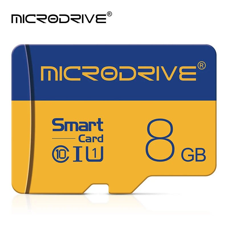 MicroDrive Micro SD Card Class 10 U3 V30 – Up to 512GB Micro SD Memory Card PRIMED 8GB