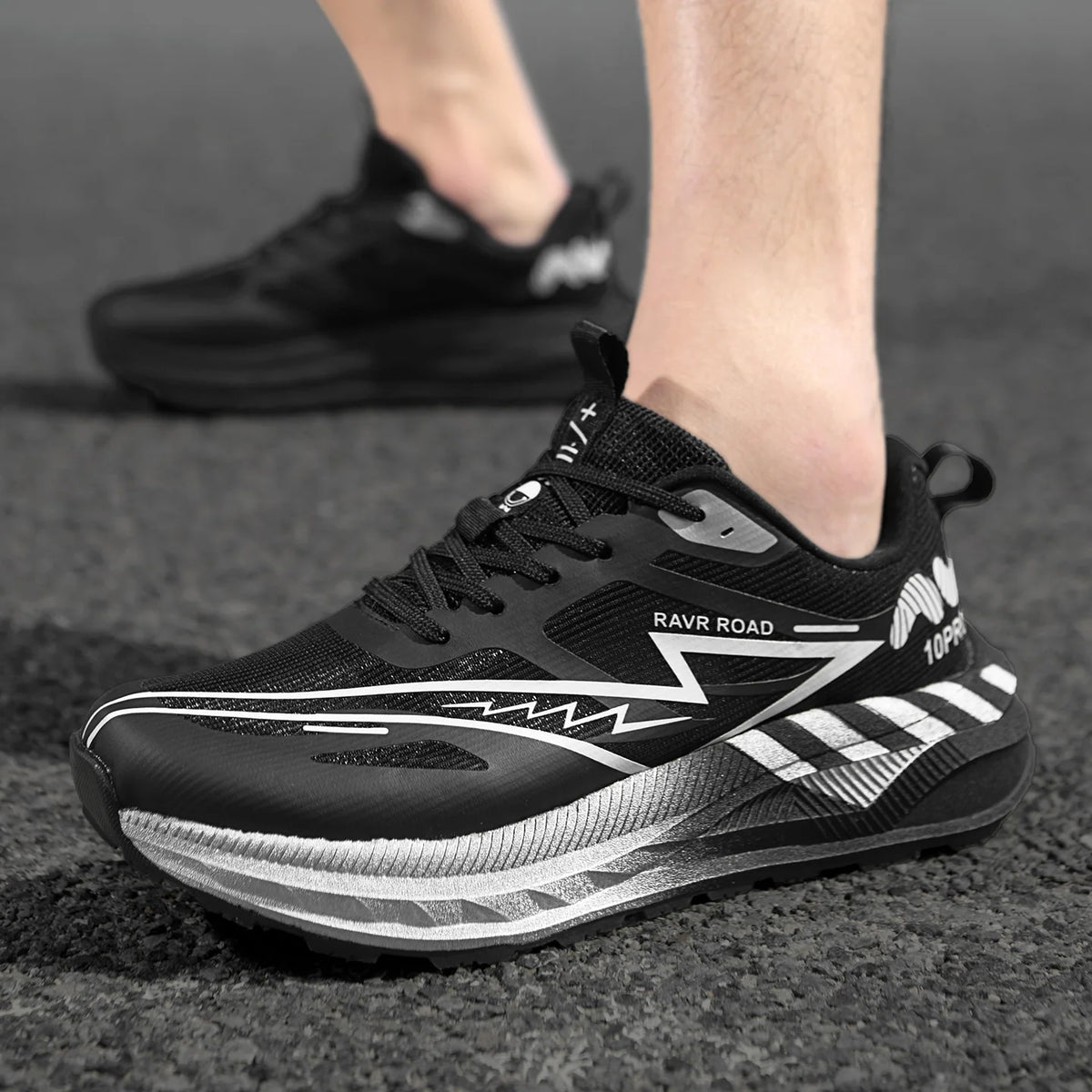 LETCOMFIT Wide Toe Box Running Shoes | Carbon Plate Sneakers Running Sneakers PRIMED