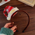 Kids Christmas Headband – Elk, Snowflake & Bow Cosplay Hairband Kids Holiday Headband PRIMED D