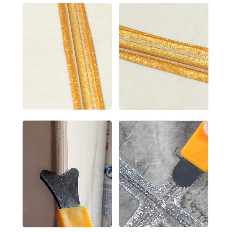 Tungsten Steel Caulking Tool 18cm – Corner Grout Finisher