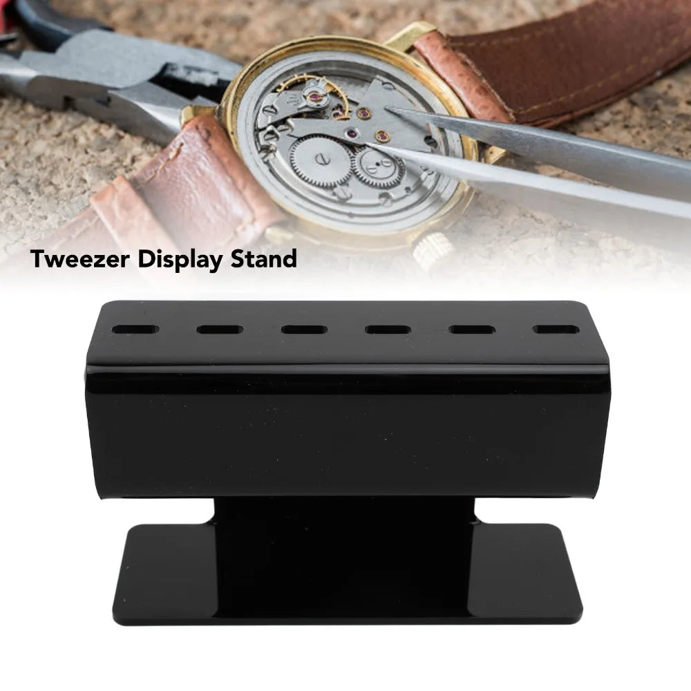 Acrylic Tweezer Holder Stand for Eyelash Extension Salon Tweezer Organizer Stand PRIMED