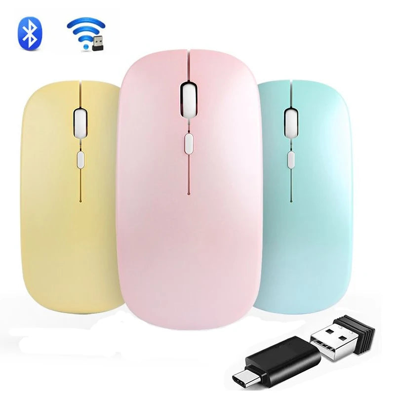 Dual Mode Wireless Mouse – Bluetooth & 2.4GHz, 1600 DPI Wireless Mouse PRIMED