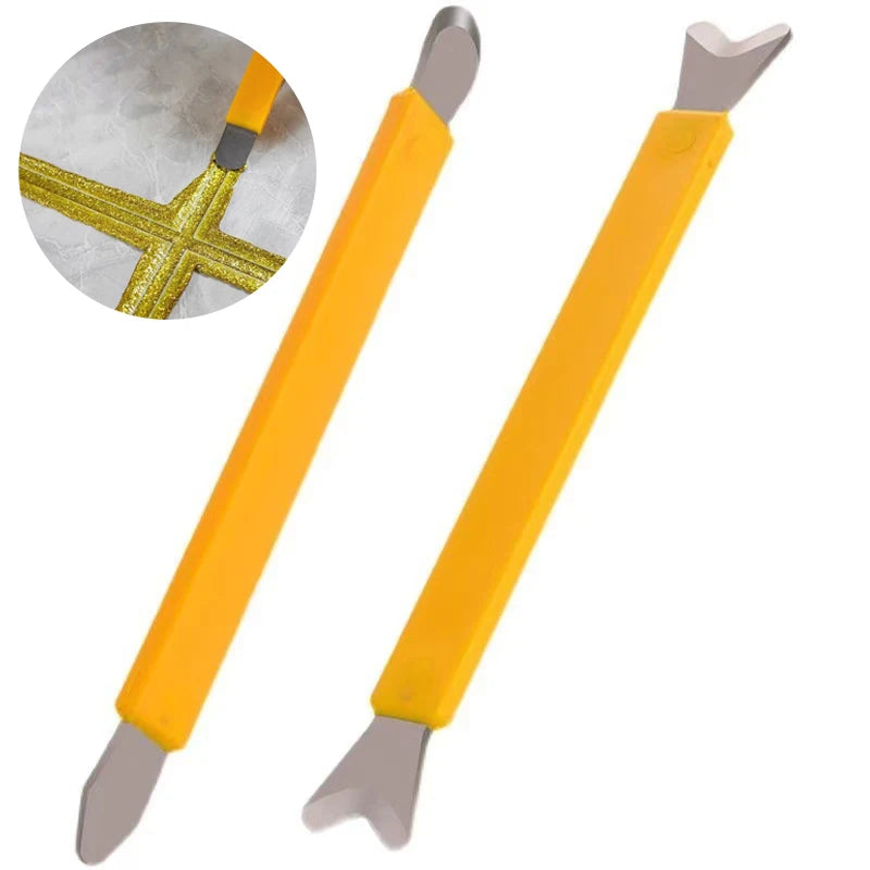 Tungsten Steel Caulking Tool 18cm – Corner Grout Finisher
