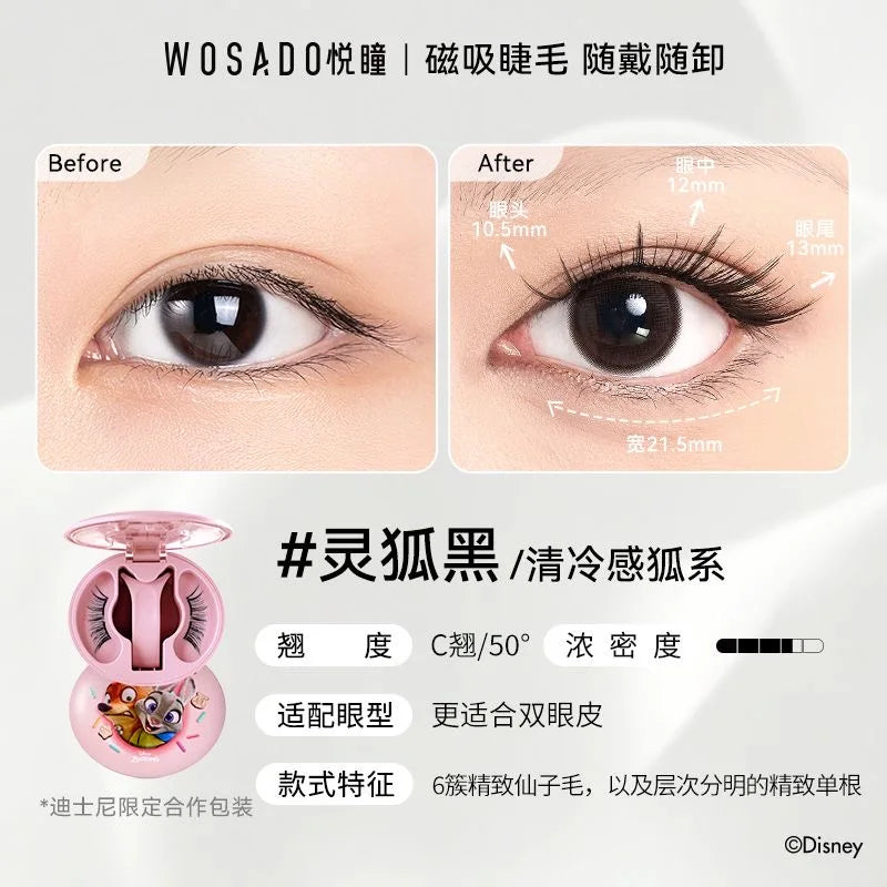 Magnetic False Eyelashes – No Adhesive Reusable Lash Clip