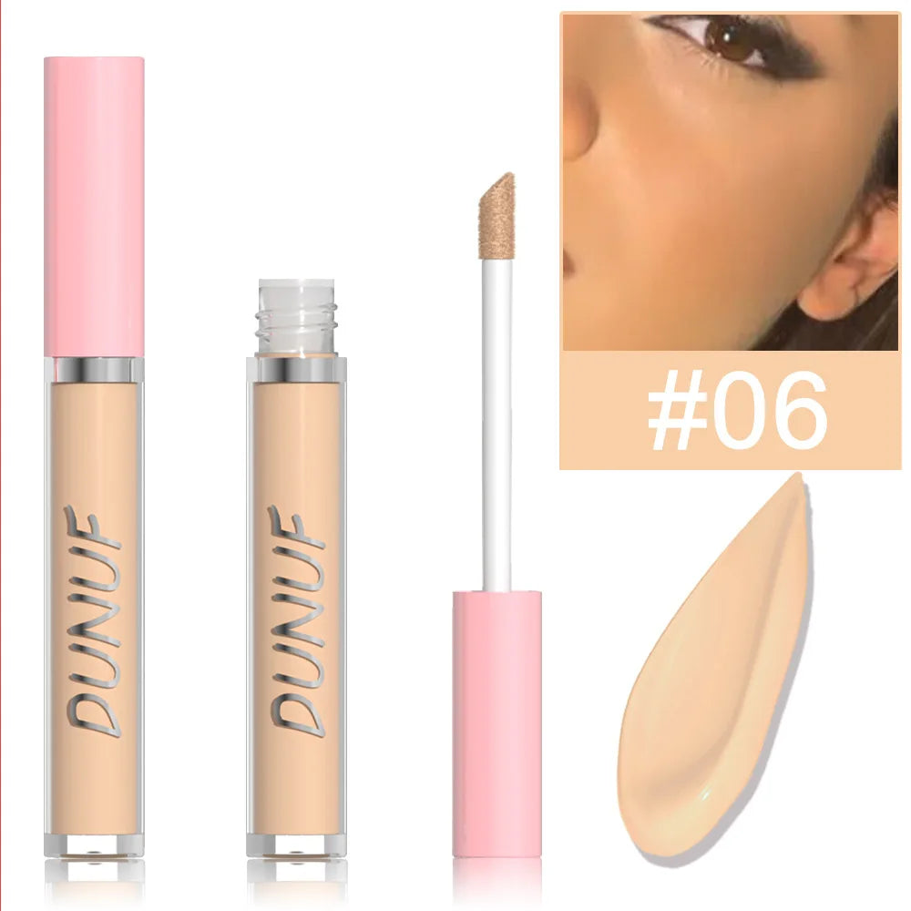 DUNUF Waterproof Liquid Concealer | Full Coverage, 8 Shades