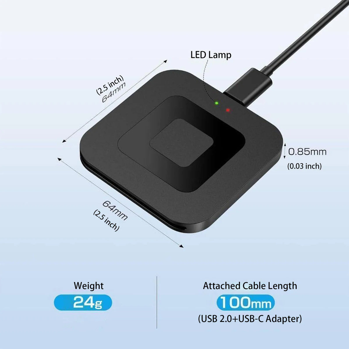 UTHAI USB 2.0 Smart Card Reader – IC, SIM, CAC & Bank Cards