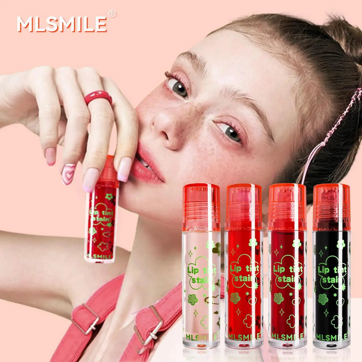 MLSMILE Roll-On Matte Lip Tint – Waterproof Long-Lasting Gloss Roll-On Lip Tint PRIMED