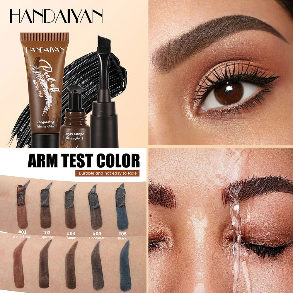 Semi-Permanent Peel-Off Eyebrow Tint | Waterproof Brow Tint Eyebrow Tint PRIMED