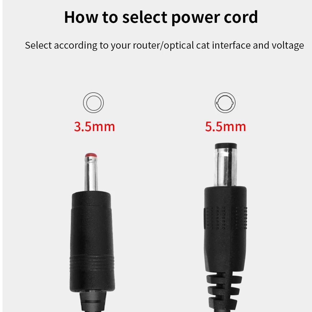 TISHRIC USB to DC Cable – 5V to 9V/12V Router Power Adapter USB DC Power Cable PRIMED
