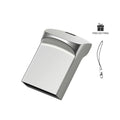 Custom Logo Mini Metal USB Flash Drive 16–128GB | Keychain USB Flash Drive PRIMED WHITE 128 GB