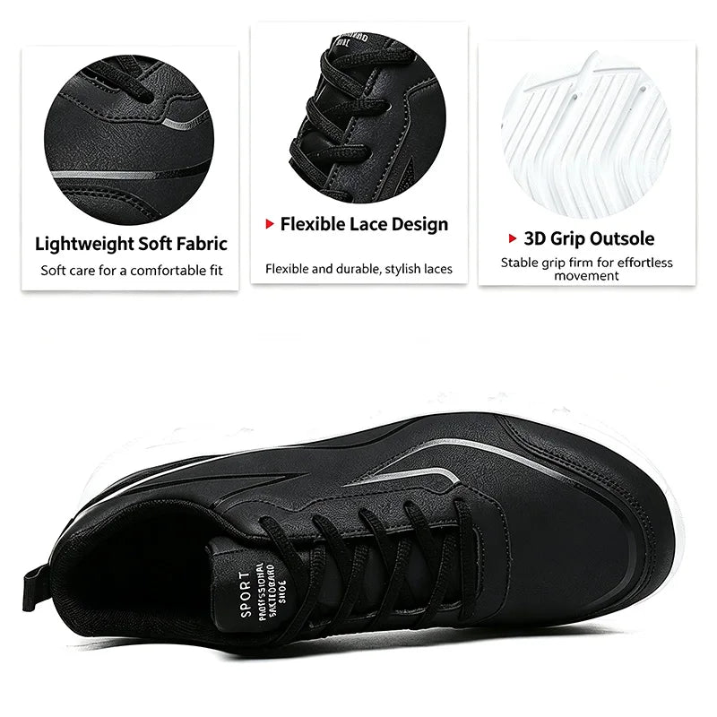 LETCOMFIT Men's Waterproof Sneakers | Non-Slip Walking Shoes Men's Sneakers PRIMED