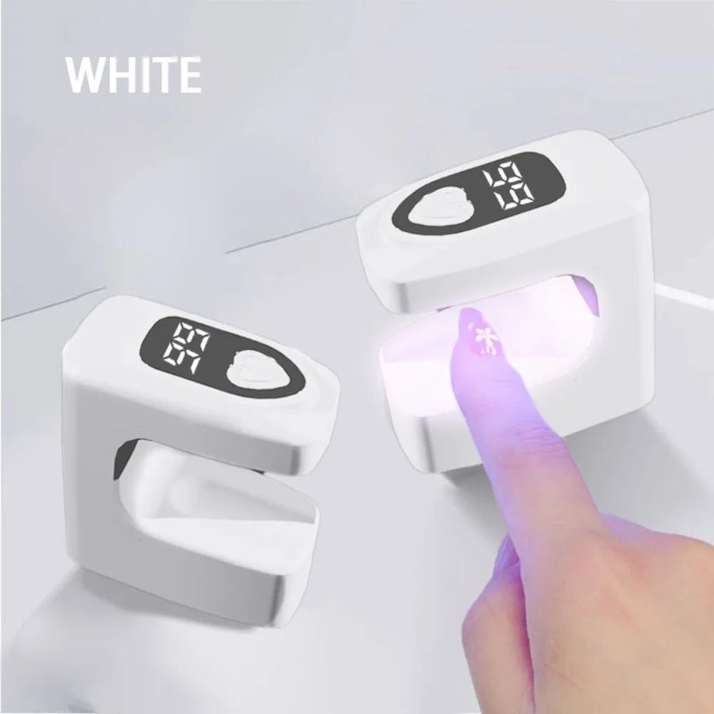 Mini UV LED Nail Lamp | Portable Rechargeable Gel Nail Dryer