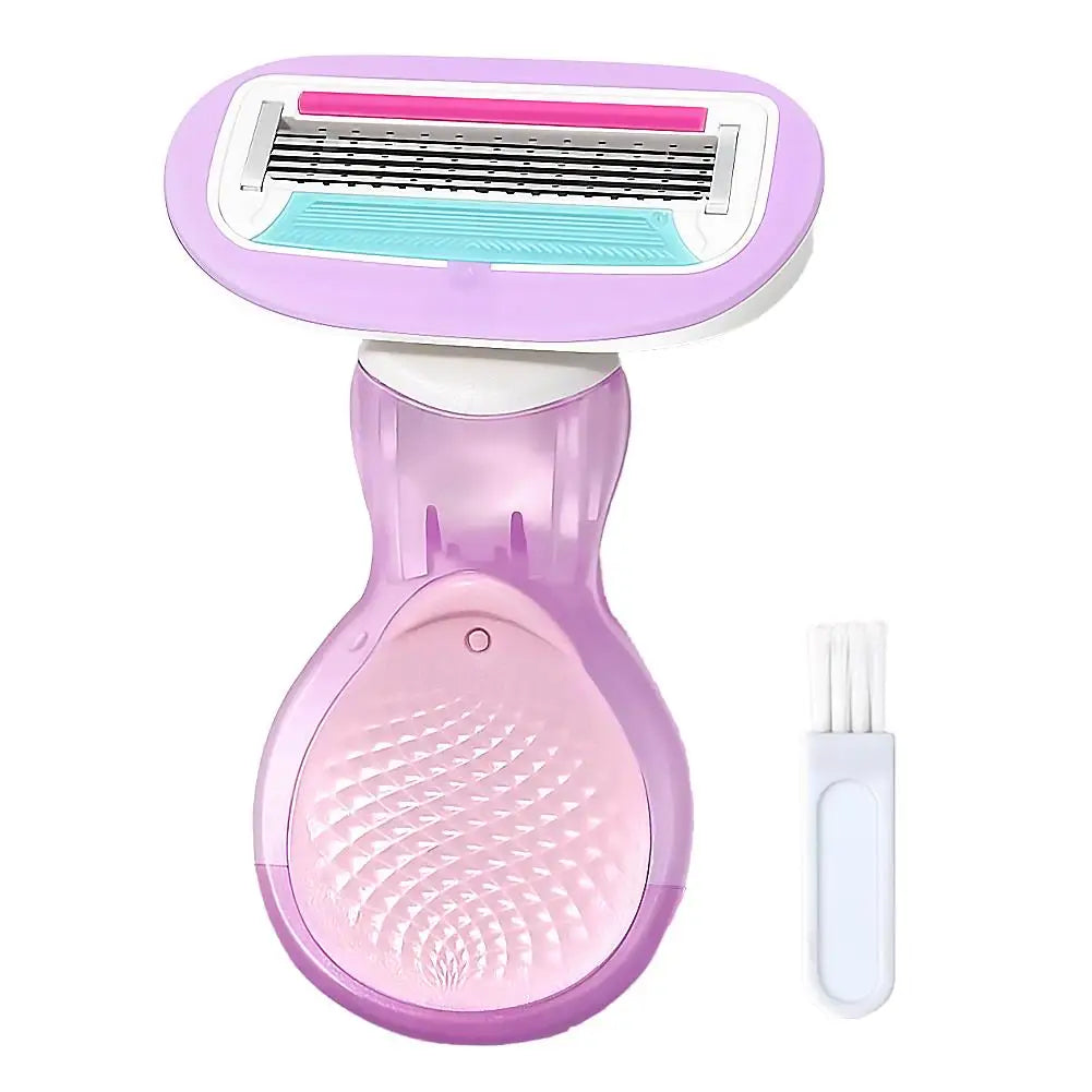 Women's Travel Razor Set – Face, Leg & Body Shaving Kit