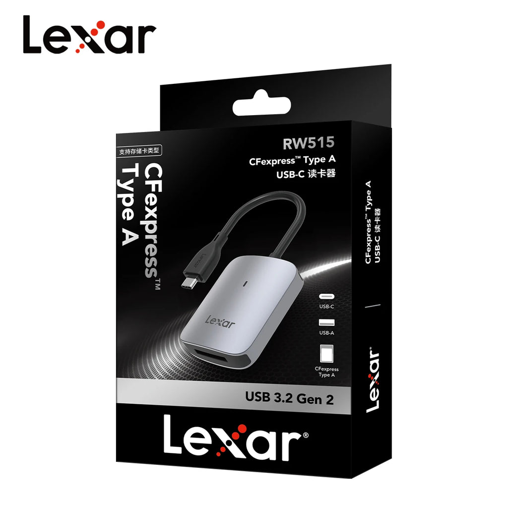 Lexar CFexpress Type-A Card Reader USB 3.2 – 900MB/s CFexpress Card Reader PRIMED