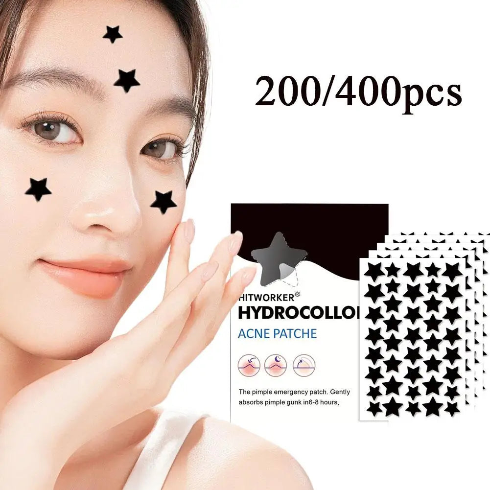 Star Shaped Hydrocolloid Acne Patches 200/400 Pcs | Alcohol-Free