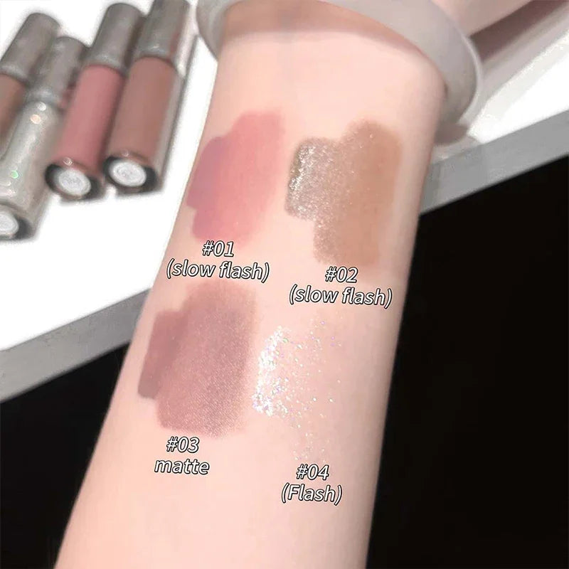 Matte Liquid Eyeshadow Soft-Mist Finish | 4 Shades, Long-Lasting Liquid Eyeshadow PRIMED