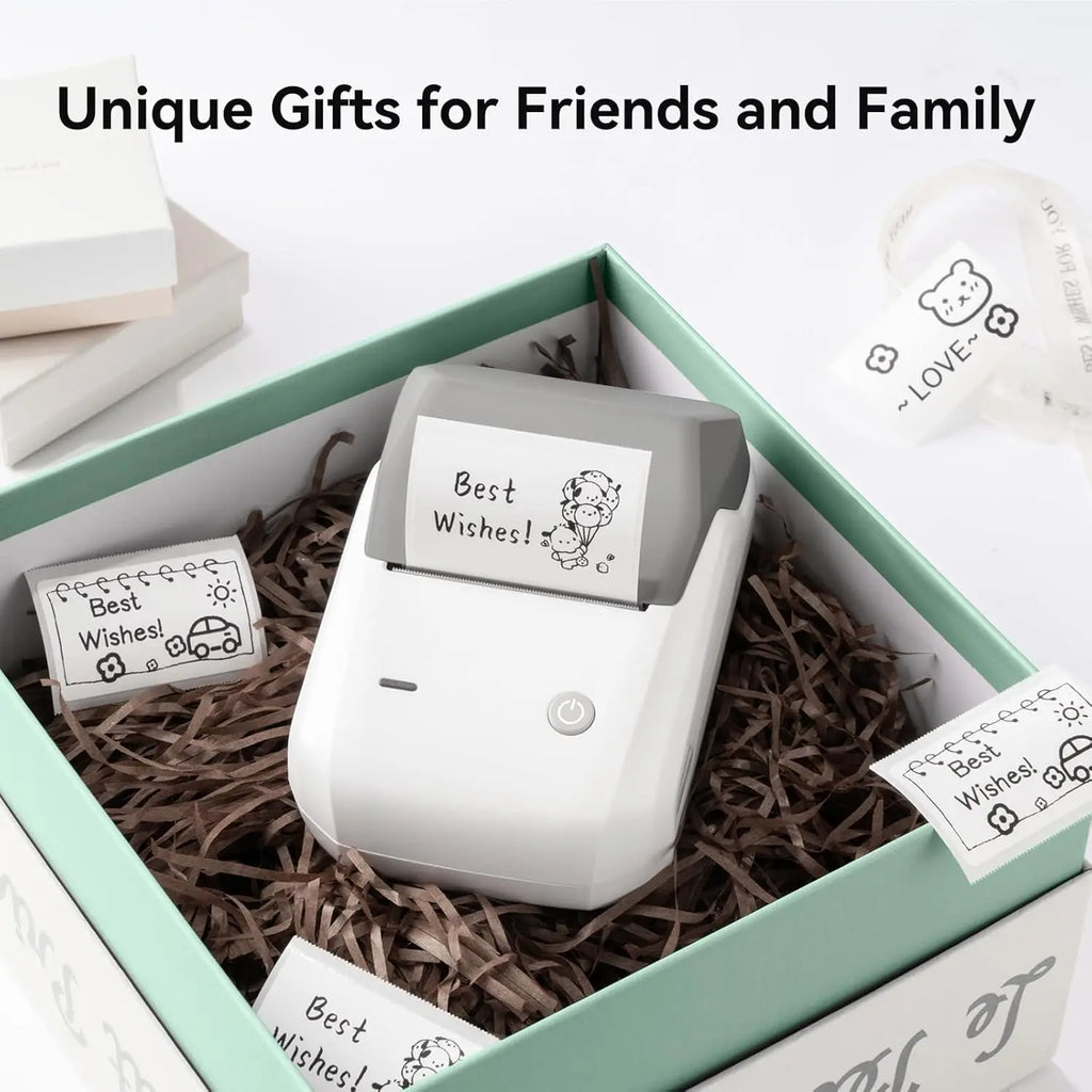 NIIMBOT B1 Bluetooth Thermal Label Printer | 2 Inch Portable Thermal Label Printer PRIMED