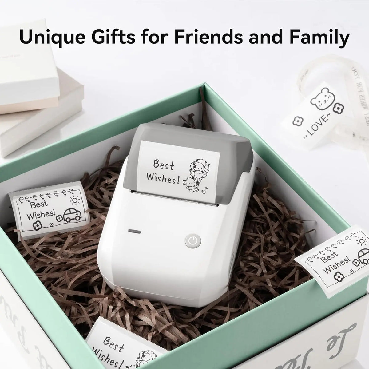 NIIMBOT B1 Bluetooth Thermal Label Printer | 2 Inch Portable Thermal Label Printer PRIMED