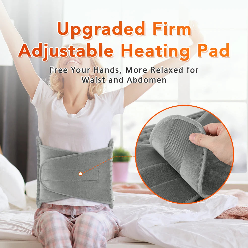 10-Gear Electric Heating Pad Belt – Waist, Back & Hand Warmer