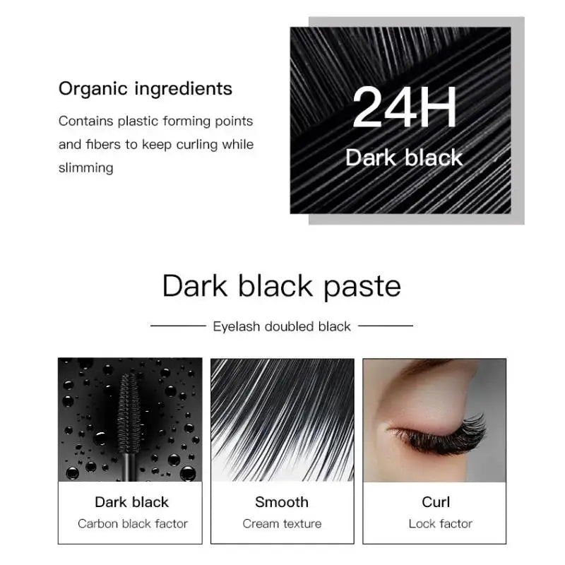 4D Waterproof Silk Fiber Mascara – Volume & Length Volumizing Mascara PRIMED