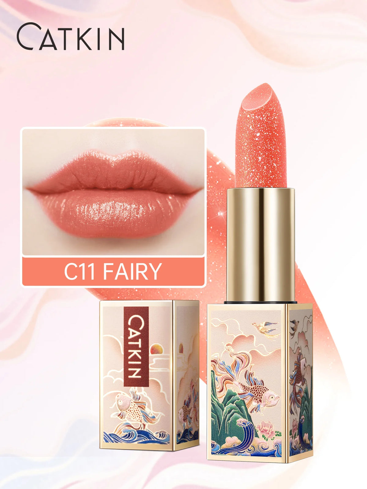CATKIN Colored Lip Balm – Moisturizing & pH-Activated Glow Colored Lip Balm PRIMED C11 Fairy