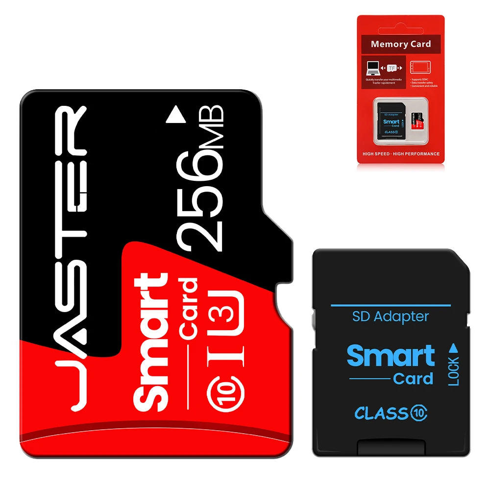 JASTER Class 10 SD Card U3 V30 A1 SDXC Memory Card SD Memory Card PRIMED 256MB