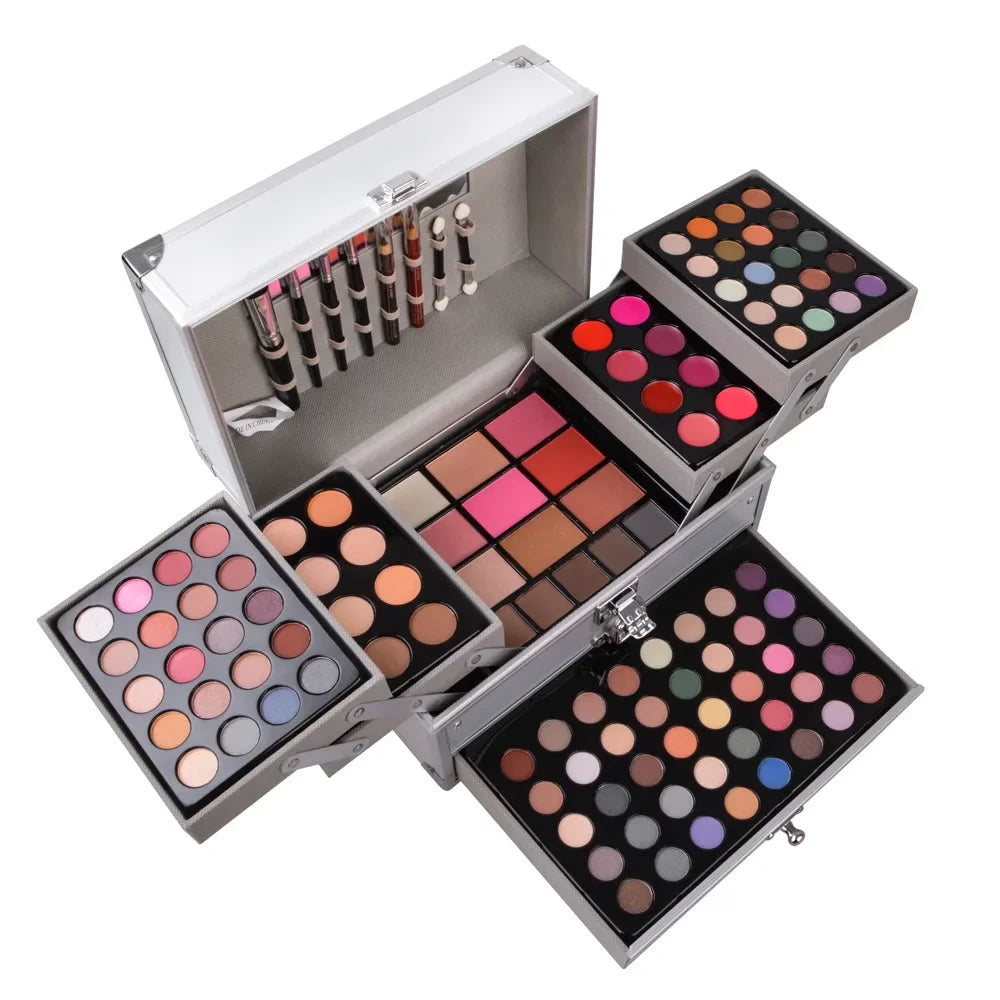 Blana Full Makeup Gift Set – Eyeshadow, Lipstick & Brushes Makeup Gift Set PRIMED