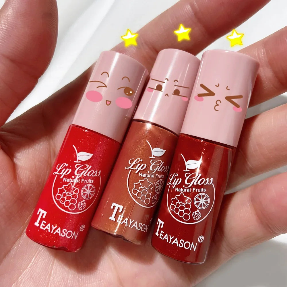 TEAYASON Mirror Jelly Lip Gloss – 10 Shades Pearl Lipstick