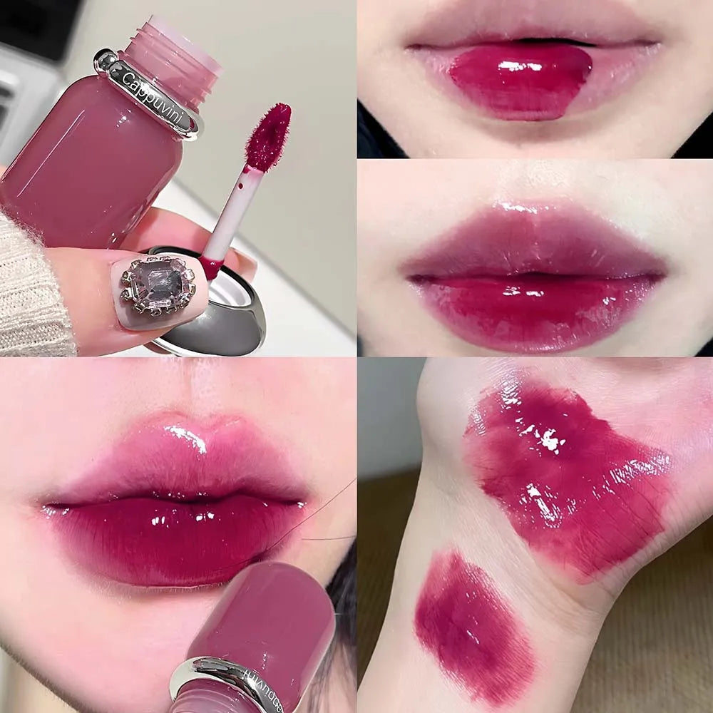Nude Pink Mirror Lip Gloss – Hydrating Waterproof Korean Style Lip Gloss PRIMED 06