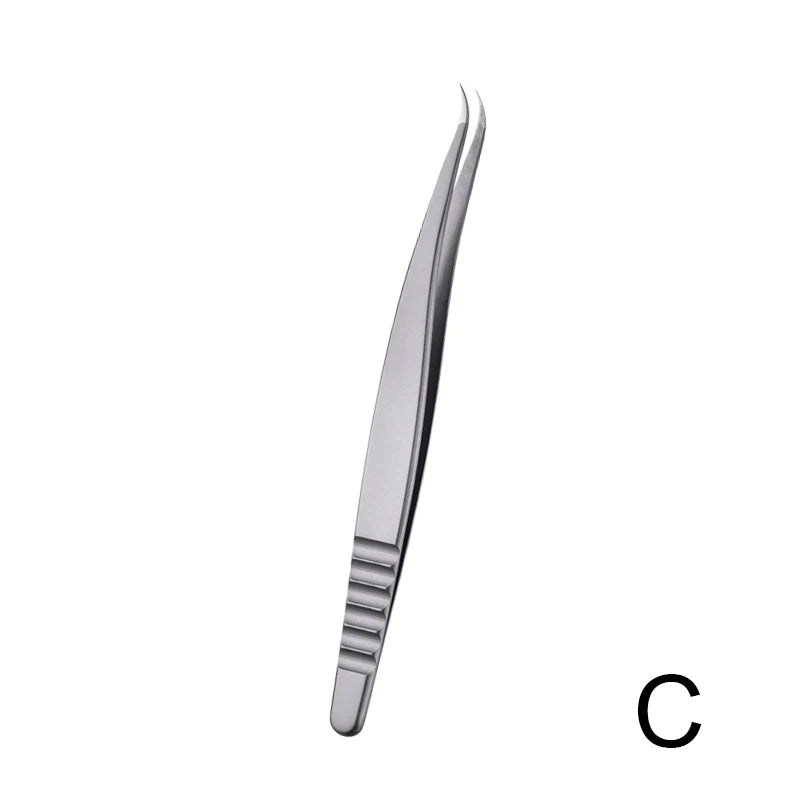 Stainless Steel Eyelash Extension Tweezers | Volume Lash Tool