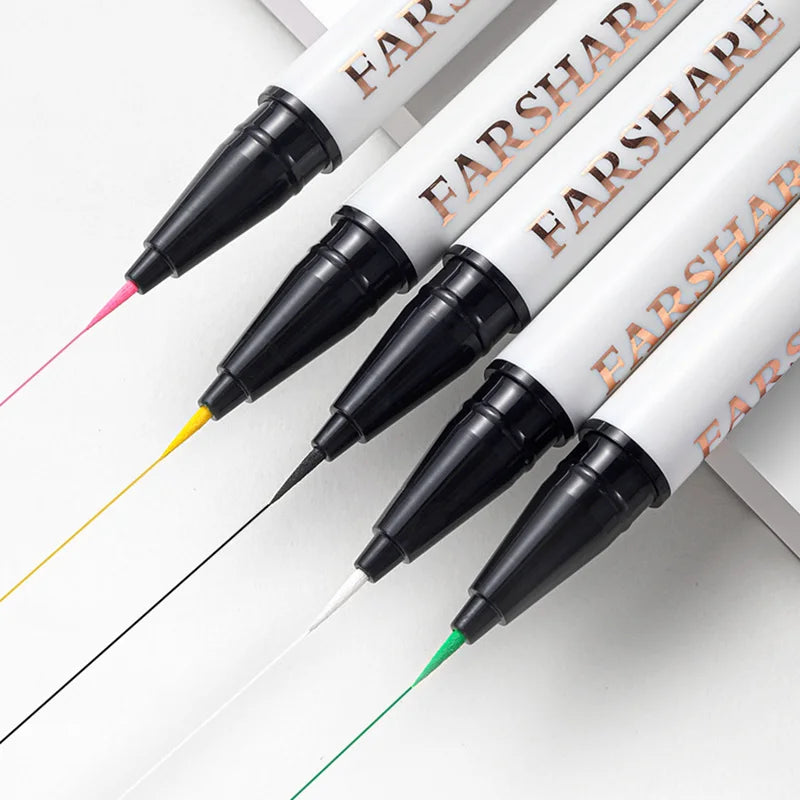 0.1mm Colorful Liquid Eyeliner Pen – Waterproof & Long-Lasting