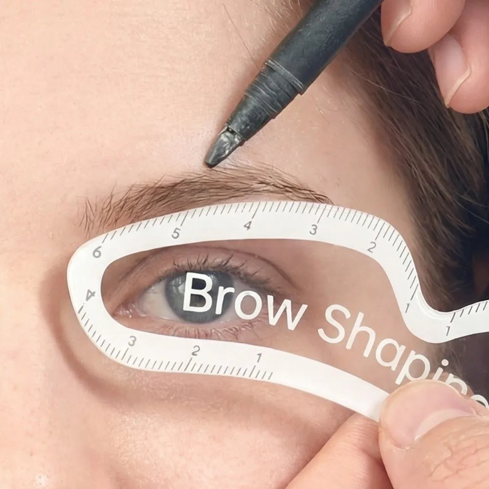 Eyebrow Mapping Ruler – Microblading Brow Shaping Stencil Eyebrow Mapping Ruler PRIMED